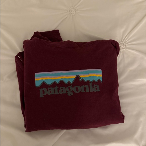 Patagonia Tops - Patagonia Burgundy Sweatshirt